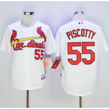 Cardinals #55 Stephen Piscotty White Cool Base Stitched MLB Jersey Cardinals #55 Stephen Piscotty White Cool Base Stitched MLB Jersey