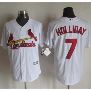 Cardinals #7 Matt Holliday White New Cool Base Stitched MLB Jersey Cardinals #7 Matt Holliday White New Cool Base Stitched MLB Jersey