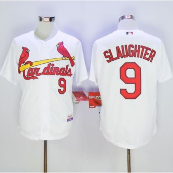 Cardinals #9 Enos Slaughter White Cool Base Stitched MLB Jersey Cardinals #9 Enos Slaughter White Cool Base Stitched MLB Jersey