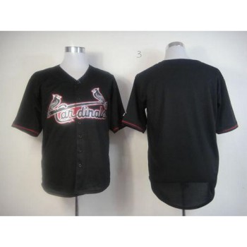 Cardinals Blank Black Fashion Stitched MLB Jersey Cardinals Blank Black Fashion Stitched MLB Jersey