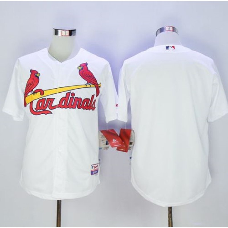 Cardinals Blank White Cool Base Stitched MLB Jersey Cardinals Blank White Cool Base Stitched MLB Jersey