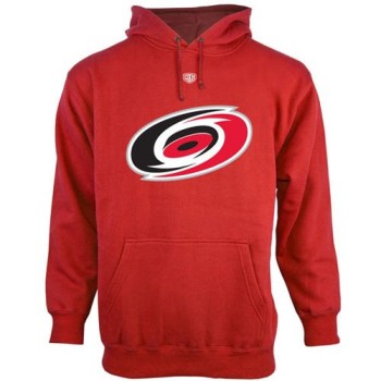 Carolina Hurricanes Old Time Hockey Big Logo with Crest Pullover Hoodie Red Carolina Hurricanes Old Time Hockey Big Logo with Crest Pullover Hoodie Red