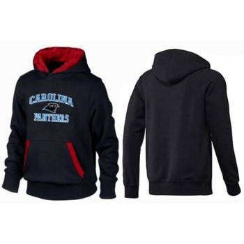 Carolina Panthers Heart & Soul Pullover Hoodie Black & Red Carolina Panthers Heart & Soul Pullover Hoodie Black & Red