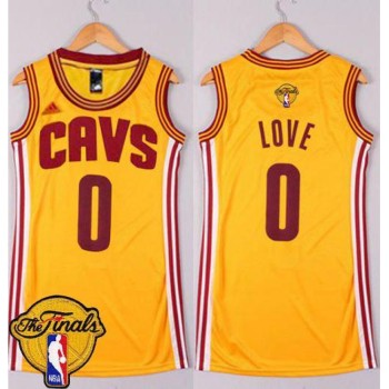 Cavaliers #0 Kevin Love Gold The Finals Patch Women's Dress Stitched NBA Jersey Cavaliers #0 Kevin Love Gold The Finals Patch Women's Dress Stitched NBA Jersey