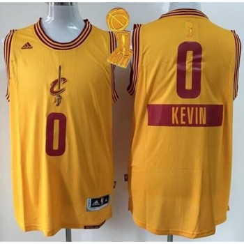 Cavaliers #0 Kevin Love Yellow 2014-15 Christmas Day The Champions Patch Stitched NBA Jersey Cavaliers #0 Kevin Love Yellow 2014-15 Christmas Day The Champions Patch Stitched NBA Jersey