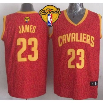 Cavaliers #23 LeBron James Red Crazy Light The Finals Patch Stitched NBA Jersey Cavaliers #23 LeBron James Red Crazy Light The Finals Patch Stitched NBA Jersey