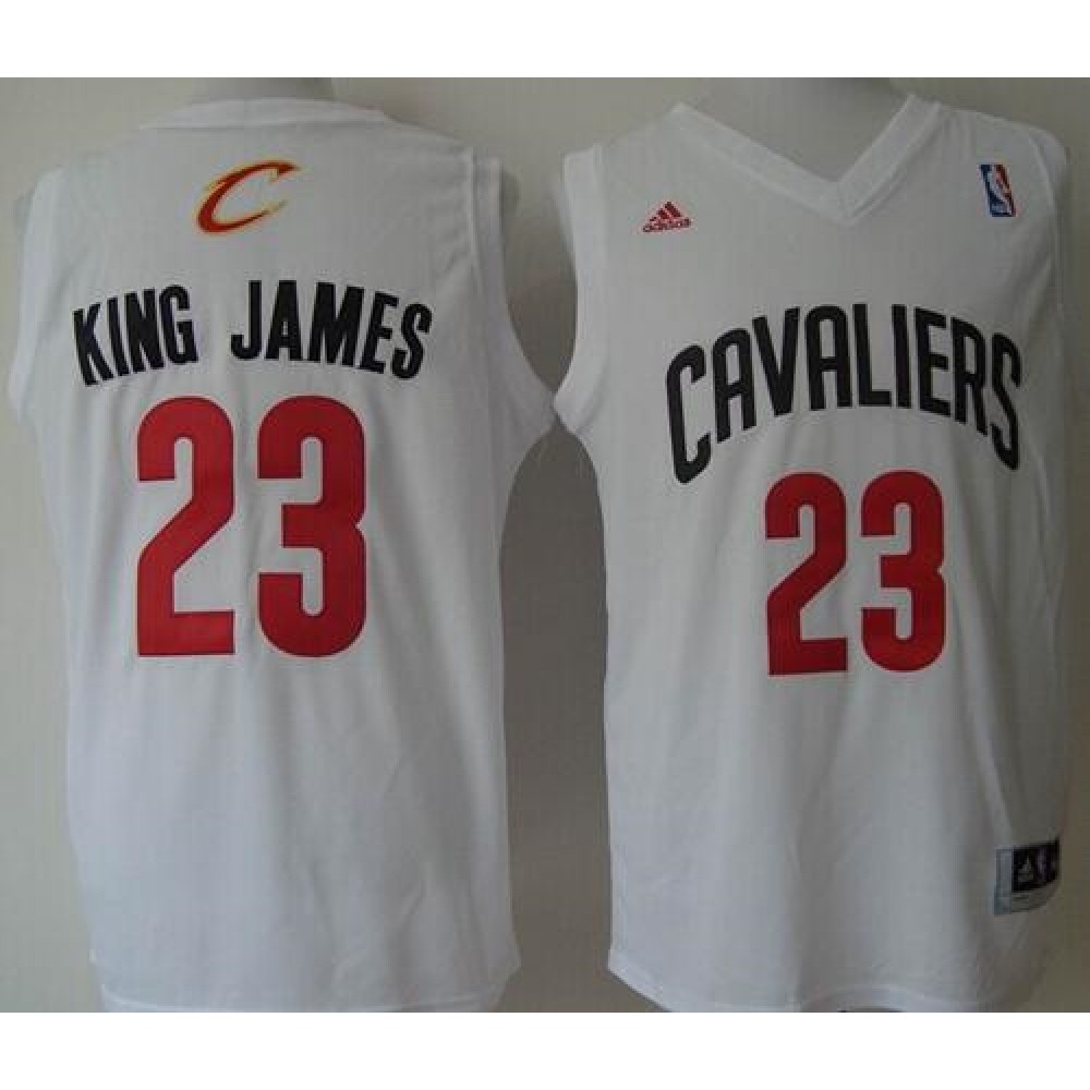 Cavaliers #23 LeBron James White 