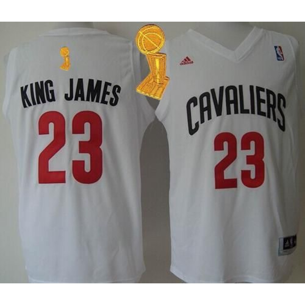 Cavaliers #23 LeBron James White 