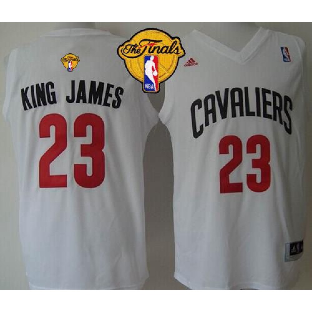 Cavaliers #23 LeBron James White 