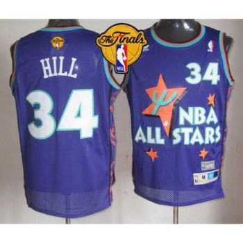 Cavaliers #34 Tyrone Hill Purple 1995 All Star Throwback The Finals Patch Stitched NBA Jersey Cavaliers #34 Tyrone Hill Purple 1995 All Star Throwback The Finals Patch Stitched NBA Jersey