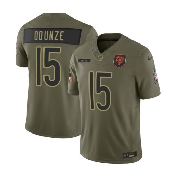 Youth's Chicago Bears #15 Rome Odunze Nike Olive 2025 Salute to Service Retired Limited Jersey