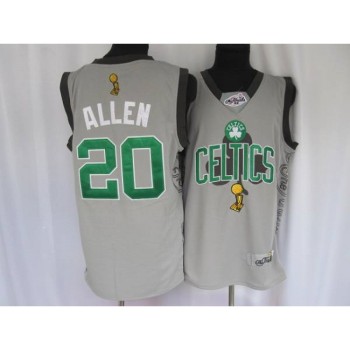 Celtics #20 Ray Allen Stitched Grey 2010 Finals Commemorative NBA Jersey Celtics #20 Ray Allen Stitched Grey 2010 Finals Commemorative NBA Jersey