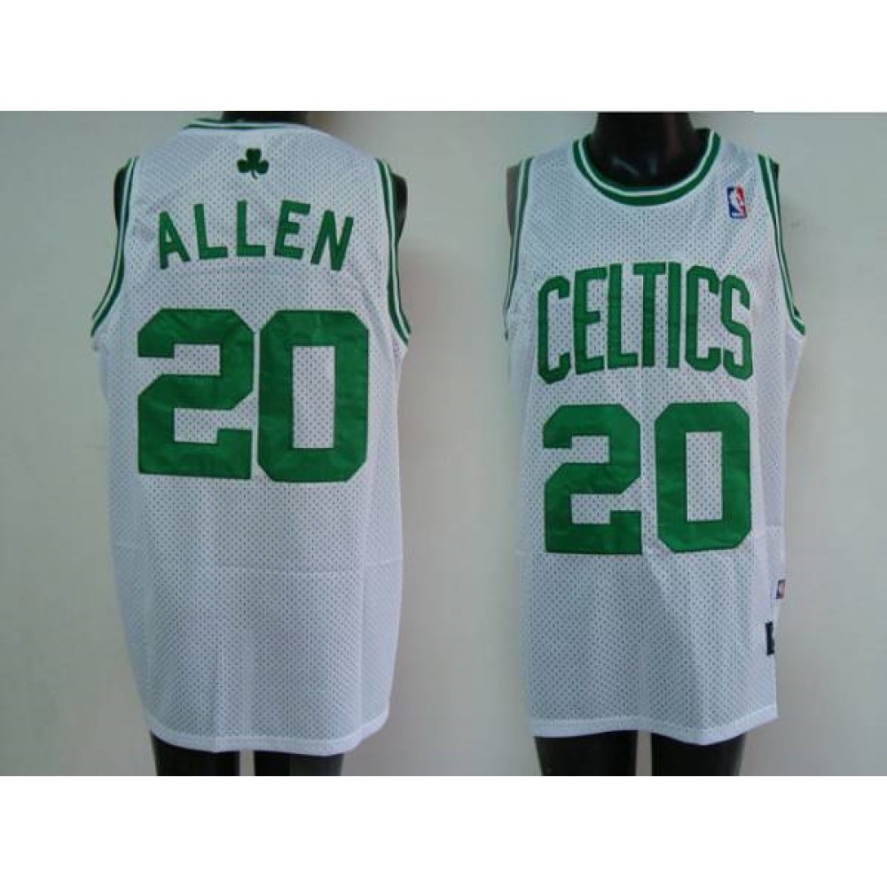 Celtics #20 Ray Allen Stitched White NBA Jersey