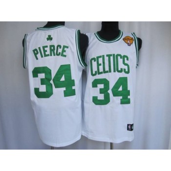 Celtics #34 Paul Pierce Stitched White Final Patch NBA Jersey Celtics #34 Paul Pierce Stitched White Final Patch NBA Jersey