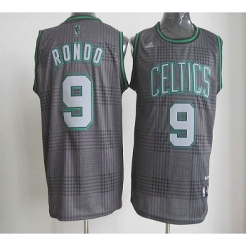 Celtics #9 Rajon Rondo Black Rhythm Fashion Embroidered NBA Jersey Celtics #9 Rajon Rondo Black Rhythm Fashion Embroidered NBA Jersey