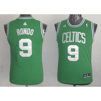 Celtics #9 Rajon Rondo Green Stitched Youth NBA Jersey Celtics #9 Rajon Rondo Green Stitched Youth NBA Jersey
