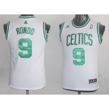 Celtics #9 Rajon Rondo White Stitched Youth NBA Jersey Celtics #9 Rajon Rondo White Stitched Youth NBA Jersey