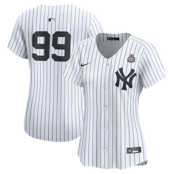 Women's New York Yankees #99 Aaron Judge White 2024 World Series Home Limited Player Jersey Women's New York Yankees #99 Aaron Judge White 2024 World Series Home Limited Player Jersey