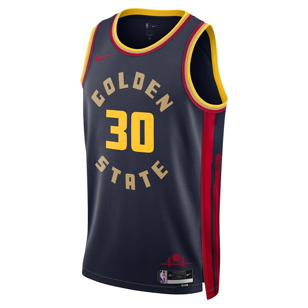 Unisex Golden State Warriors #30 Stephen Curry Navy 2024/25 Swingman Player City Edition Jersey Unisex Golden State Warriors #30 Stephen Curry Navy 2024/25 Swingman Player City Edition Jersey