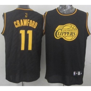 Clippers #11 Jamal Crawford Black Precious Metals Fashion Stitched NBA Jersey Clippers #11 Jamal Crawford Black Precious Metals Fashion Stitched NBA Jersey