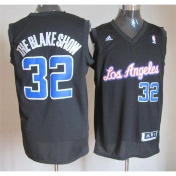Clippers #32 Blake Griffin Black With Blake Show Stitched NBA Jersey Clippers #32 Blake Griffin Black With Blake Show Stitched NBA Jersey