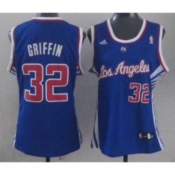 Clippers #32 Blake Griffin Blue Women Fashion Stitched NBA Jersey Clippers #32 Blake Griffin Blue Women Fashion Stitched NBA Jersey
