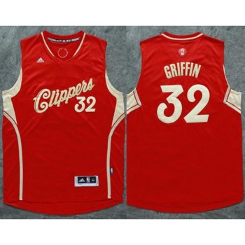 Clippers #32 Blake Griffin Red 2015-2016 Christmas Day Stitched NBA Jersey Clippers #32 Blake Griffin Red 2015-2016 Christmas Day Stitched NBA Jersey