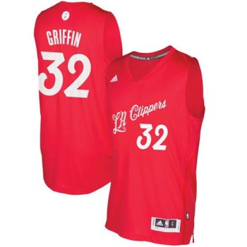 Clippers #32 Blake Griffin Red 2016-2017 Christmas Day Stitched NBA Jersey Clippers #32 Blake Griffin Red 2016-2017 Christmas Day Stitched NBA Jersey