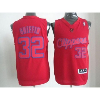 Clippers #32 Blake Griffin Red Big Color Fashion Stitched NBA Jersey Clippers #32 Blake Griffin Red Big Color Fashion Stitched NBA Jersey
