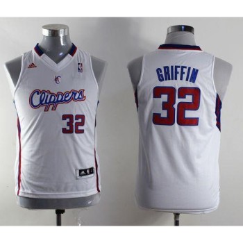 Clippers #32 Blake Griffin White Stitched Youth NBA Jersey Clippers #32 Blake Griffin White Stitched Youth NBA Jersey