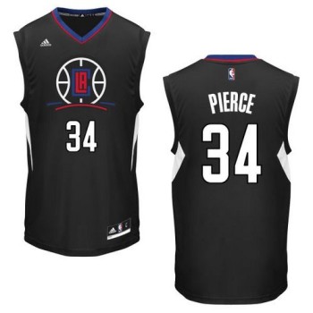 Clippers #34 Paul Pierce Black Alternate Stitched NBA Jersey Clippers #34 Paul Pierce Black Alternate Stitched NBA Jersey