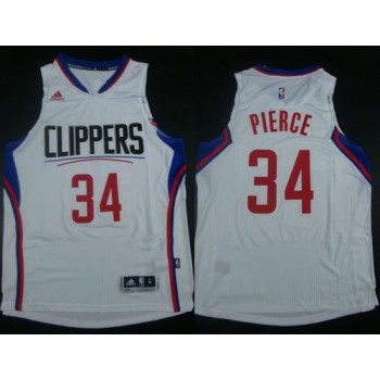 Clippers #34 Paul Pierce White Stitched NBA Jersey Clippers #34 Paul Pierce White Stitched NBA Jersey
