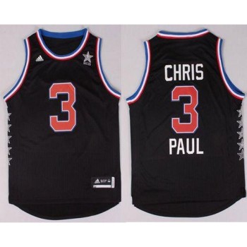 Clippers #3 Chris Paul Black 2015 All Star Stitched NBA Jersey Clippers #3 Chris Paul Black 2015 All Star Stitched NBA Jersey