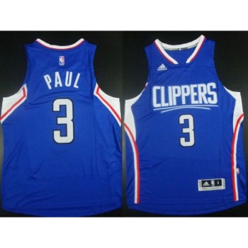 Clippers #3 Chris Paul Blue Stitched NBA Jersey Clippers #3 Chris Paul Blue Stitched NBA Jersey