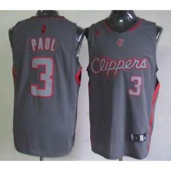 Clippers #3 Chris Paul Grey Graystone Fashion Stitched NBA Jersey Clippers #3 Chris Paul Grey Graystone Fashion Stitched NBA Jersey