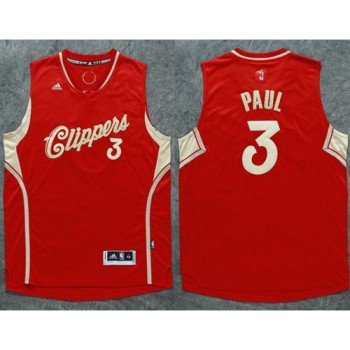 Clippers #3 Chris Paul Red 2015-2016 Christmas Day Stitched NBA Jersey Clippers #3 Chris Paul Red 2015-2016 Christmas Day Stitched NBA Jersey