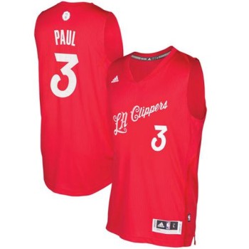 Clippers #3 Chris Paul Red 2016-2017 Christmas Day Stitched NBA Jersey Clippers #3 Chris Paul Red 2016-2017 Christmas Day Stitched NBA Jersey