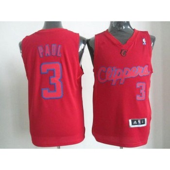 Clippers #3 Chris Paul Red Big Color Fashion Stitched NBA Jersey Clippers #3 Chris Paul Red Big Color Fashion Stitched NBA Jersey