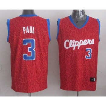 Clippers #3 Chris Paul Red Crazy Light Stitched NBA Jersey Clippers #3 Chris Paul Red Crazy Light Stitched NBA Jersey