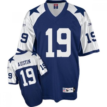 Cowboys #19 Miles Austin Blue Throwback Stitched Youth NFL Jersey Cowboys #19 Miles Austin Blue Throwback Stitched Youth NFL Jersey