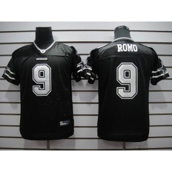 Cowboys #9 Tony Romo Black Shadow Stitched Youth NFL Jersey Cowboys #9 Tony Romo Black Shadow Stitched Youth NFL Jersey