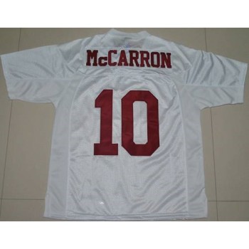 Crimson Tide #10 AJ McCarron White Stitched NCAA Jersey Crimson Tide #10 AJ McCarron White Stitched NCAA Jersey
