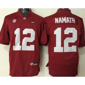 Crimson Tide #12 Joe Namath Red Stitched NCAA Jersey Crimson Tide #12 Joe Namath Red Stitched NCAA Jersey
