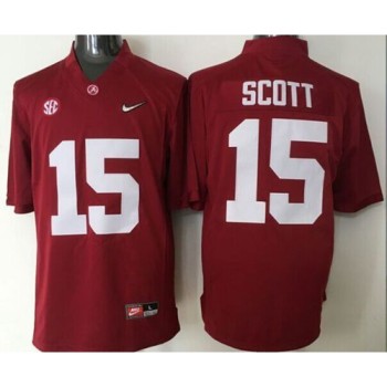 Crimson Tide #15 JK Scott Red 2016 National Championship Stitched NCAA Jersey Crimson Tide #15 JK Scott Red 2016 National Championship Stitched NCAA Jersey