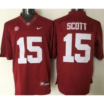Crimson Tide #15 JK Scott Red Stitched NCAA Jersey Crimson Tide #15 JK Scott Red Stitched NCAA Jersey