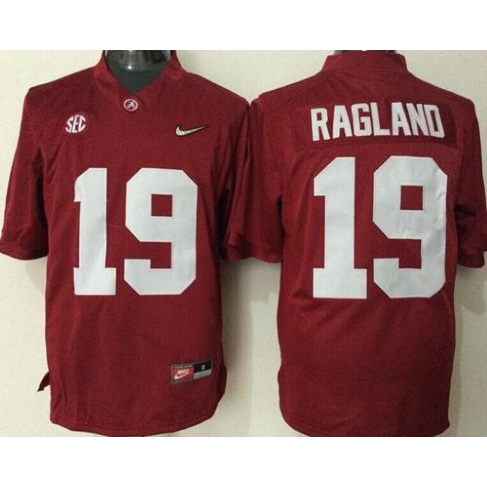 Crimson Tide #19 Reggie Ragland Red Stitched NCAA Jersey