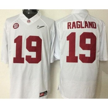 Crimson Tide #19 Reggie Ragland White Stitched NCAA Jersey Crimson Tide #19 Reggie Ragland White Stitched NCAA Jersey