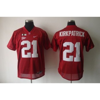 Crimson Tide #21 Dre Kirkpatrick Red 2016 College Football Playoff National Championship Patch Stitched NCAA Jersey Crimson Tide #21 Dre Kirkpatrick Red 2016 College Football Playoff National Championship Patch Stitched NCAA Jersey