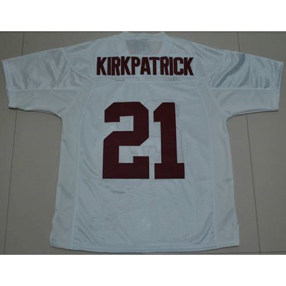 Crimson Tide #21 Dre Kirkpatrick White Stitched NCAA Jersey
