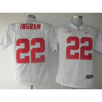 Crimson Tide #22 Mark Ingram White Stitched NCAA Jersey Crimson Tide #22 Mark Ingram White Stitched NCAA Jersey